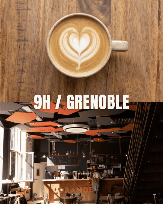 9h, Grenoble. J'arrive à l’Orangerie, je pose mon Mac sur une des grandes tables